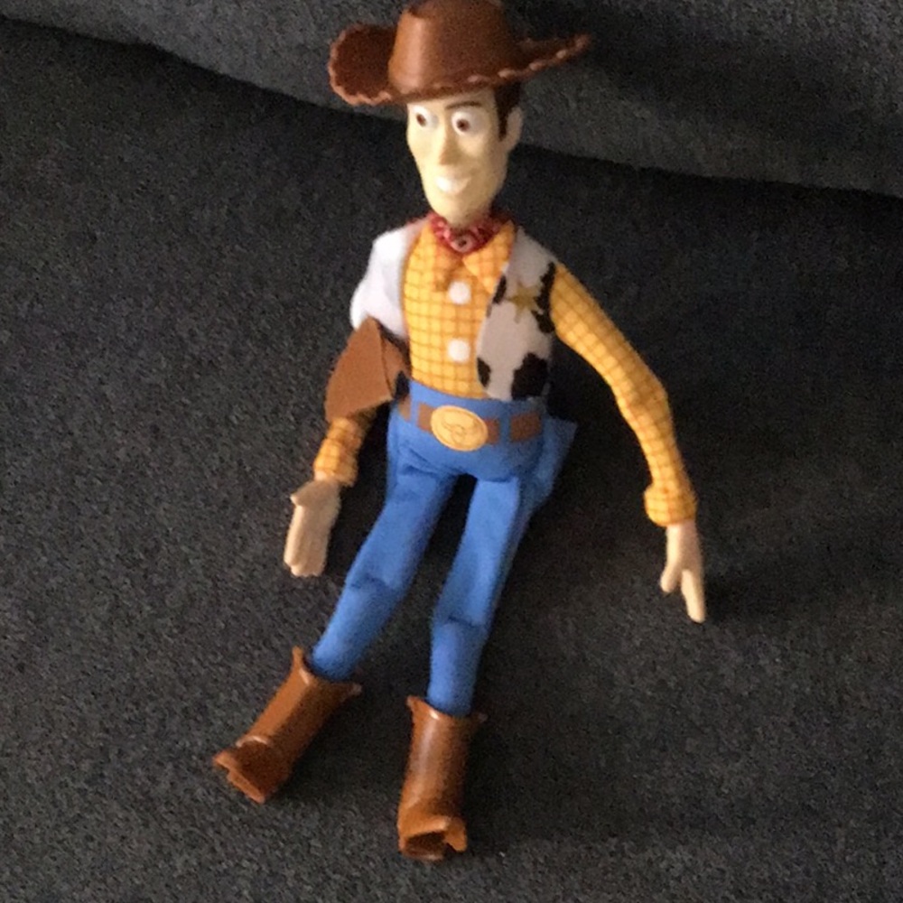 Cowboy Action Figure with Brown Hat and Boots.Toy Story woody